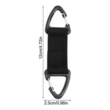 Carabiner Hook 4Pcs Outdoor Camping Carabiner Hook Hiking Webbing Buckle Belt Cl