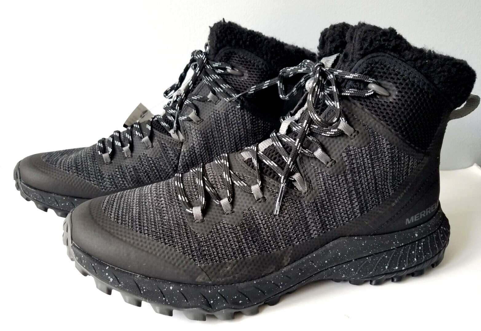 Stivali da trekking Merrell Bravada maglia bluff polari impermeabili neri donna taglia 11