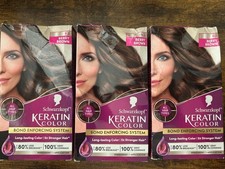 Schwarzkopf Keratin Color Permanent Hair Color Cream, 5.3 Berry Brown, 3pk
