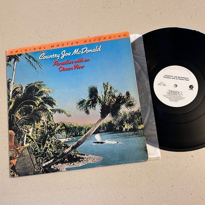 COUNTRY JOE McDONALD ''Paradise With An Ocean View'' MFSL MOFI LP Mobile Fidelity