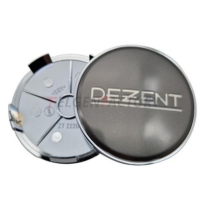 1x Dezent Nabendeckel 68 mm (DZF), ZT2220 Felgendeckel, Graphite, Nabenkappe ...