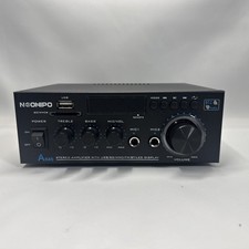 300W x 2 Bluetooth Stereo Receiver 2-Ch Home Audio Amplifier FM Radio USB SD RCA