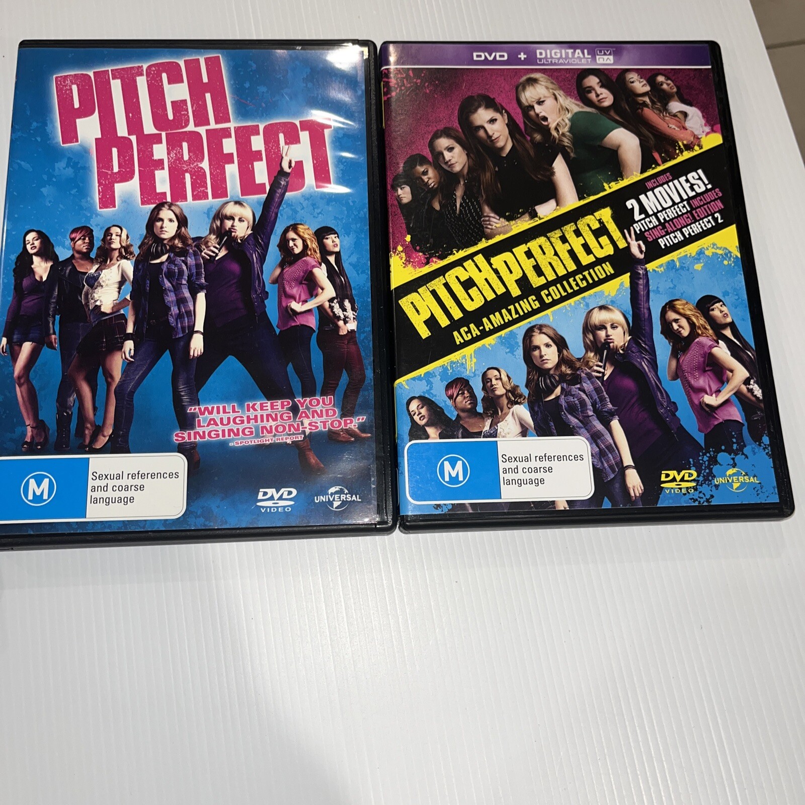 PITCH PERFECT 1 & 2 : DVD Bundle - Laughing and Singing Non Stop