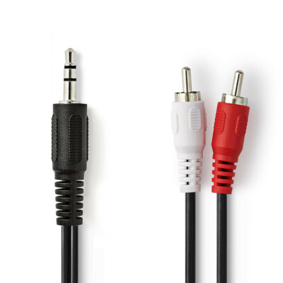 Jack da 3.5mm Mini Plugto 2 RCA maschio Stereo Ohono Audio altoparlante cavo adattatore 3.5mm maschio Stereo a 2 RCA cavo di conversione Stereo  44