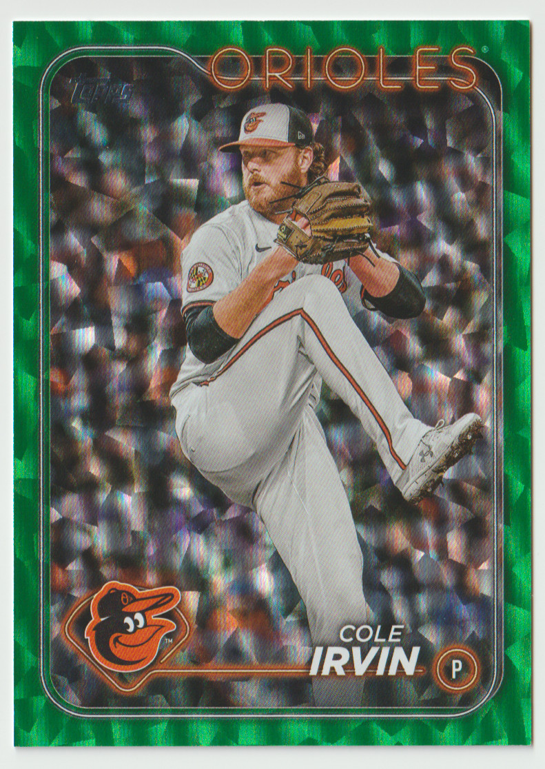 2024 Topps Update Green Foil #US138 Cole Irvin /499 - White Sox