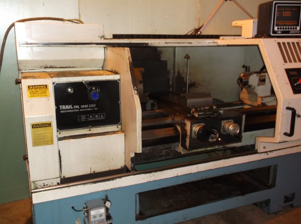 Prototrak 1840 CNC lathe LX3 control NICE Southwestern Industries