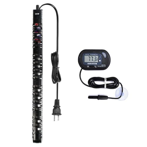 Aquarium Heater 500 Watt, Fish Tank Heater 75 Gallon 80 Gallon 90 Gallon 100 Gal