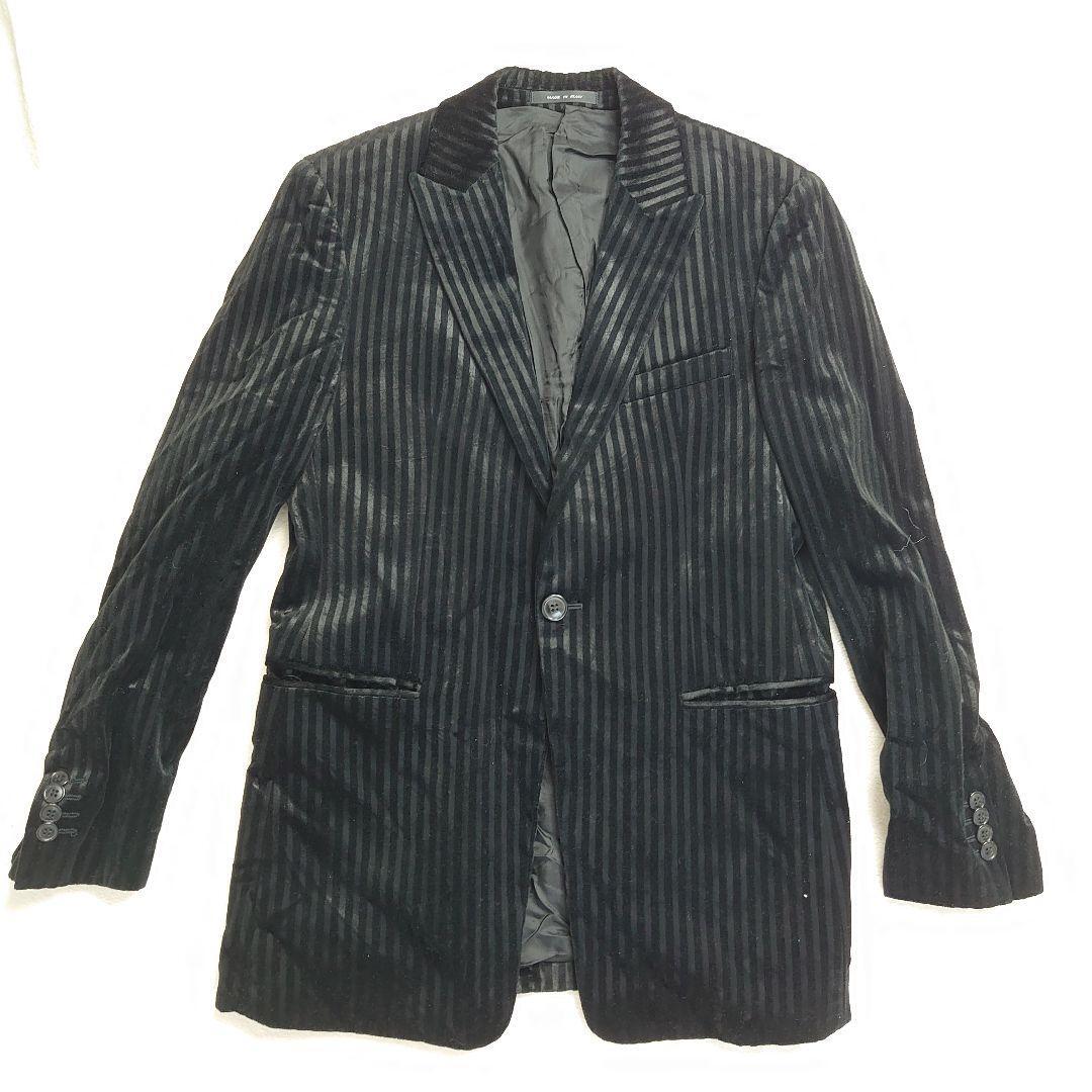 ジャケット・アウター EMPORIO ARMANI - velor check coat EMPORIO ARMANI - velor check coat