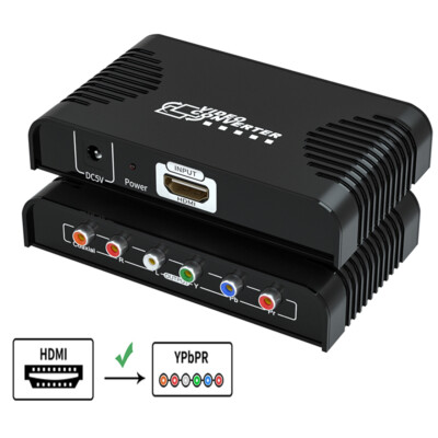 HDMI to YPbPr Component RGB Video Converter 1080P with Digital Coaxial Audio out