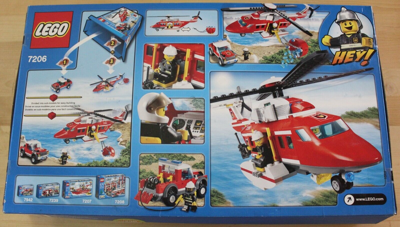pålægge lide beskyttelse LEGO CITY: Fire Helicopter (7206) for sale online | eBay