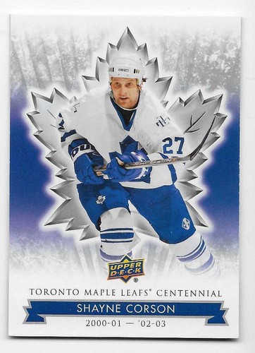 2017 UPPER DECK MAPLE LEAFS CENTENNIAL BASE Hockey (#1-100) U-Pick From List - Picture 82 of 101