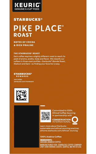Pike Place Roast Coffee K-Cup Portion Packs for Keurig Brewers, 72 Count (3 Boxe - Picture 6 of 8