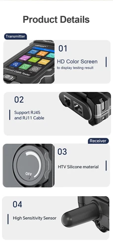 Network Cable Tester 、PING test/IP scan/network port speed Cable Tracker tool - Picture 21 of 24