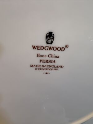 1) ONE D/C WEDGEWOOD ENGLAND PERSIA 5 PC SETTING ACCENT SALAD
