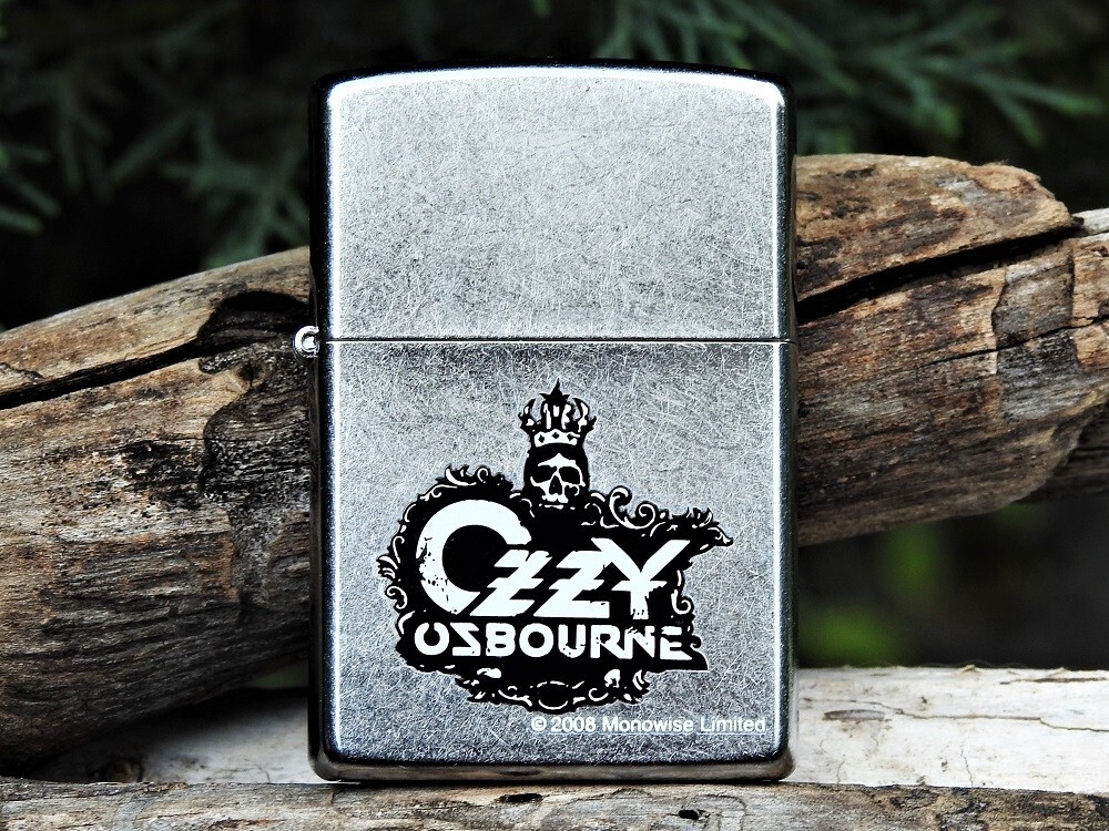 OZZY OSBORNE  zippo(未使用) Zippo Ozzy Osbourne No More Tours Design Black Matte