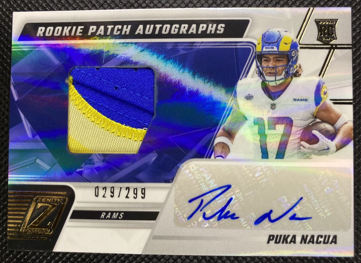2023 Panini Zenith Puka Nacua Rookie Patch Autographs RPA 2023 Panini Zenith Puka Nacua Rookie Patch Autographs RPA
