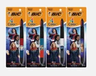 BIC 4-Color The Marvels Retractable Ballpoint Pens, Medium Point, Black, 4Pk