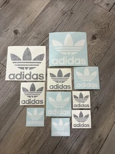 10 Adidas Shoe Skateboarding Stickers Die Cut Skateboarding Vinyl Decals White