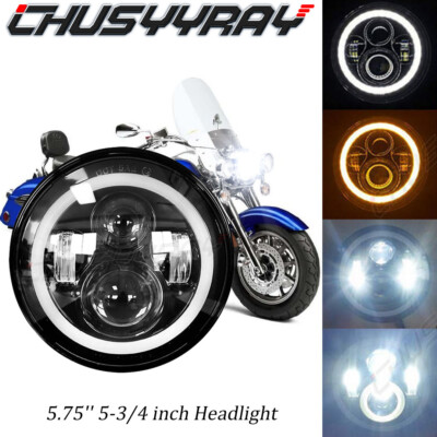 5.75'' 5-3/4 inch LED Hi/Lo Beam Headlight for Honda Rebel 250 450