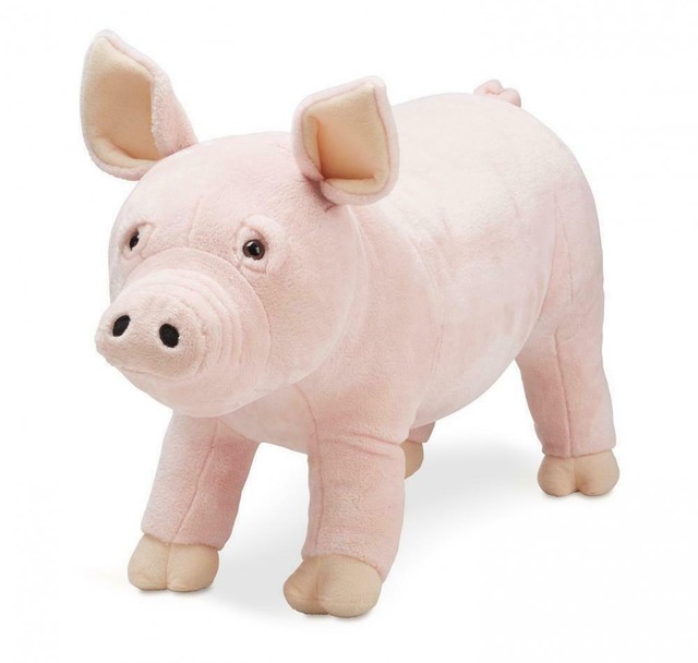 realistic pig stuffed animal