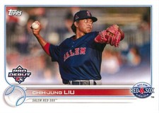 Chih-Jung Liu 2022 Topps Pro Debut MiLB Baseball Rookie Card#PD-89 Salem Red Sox