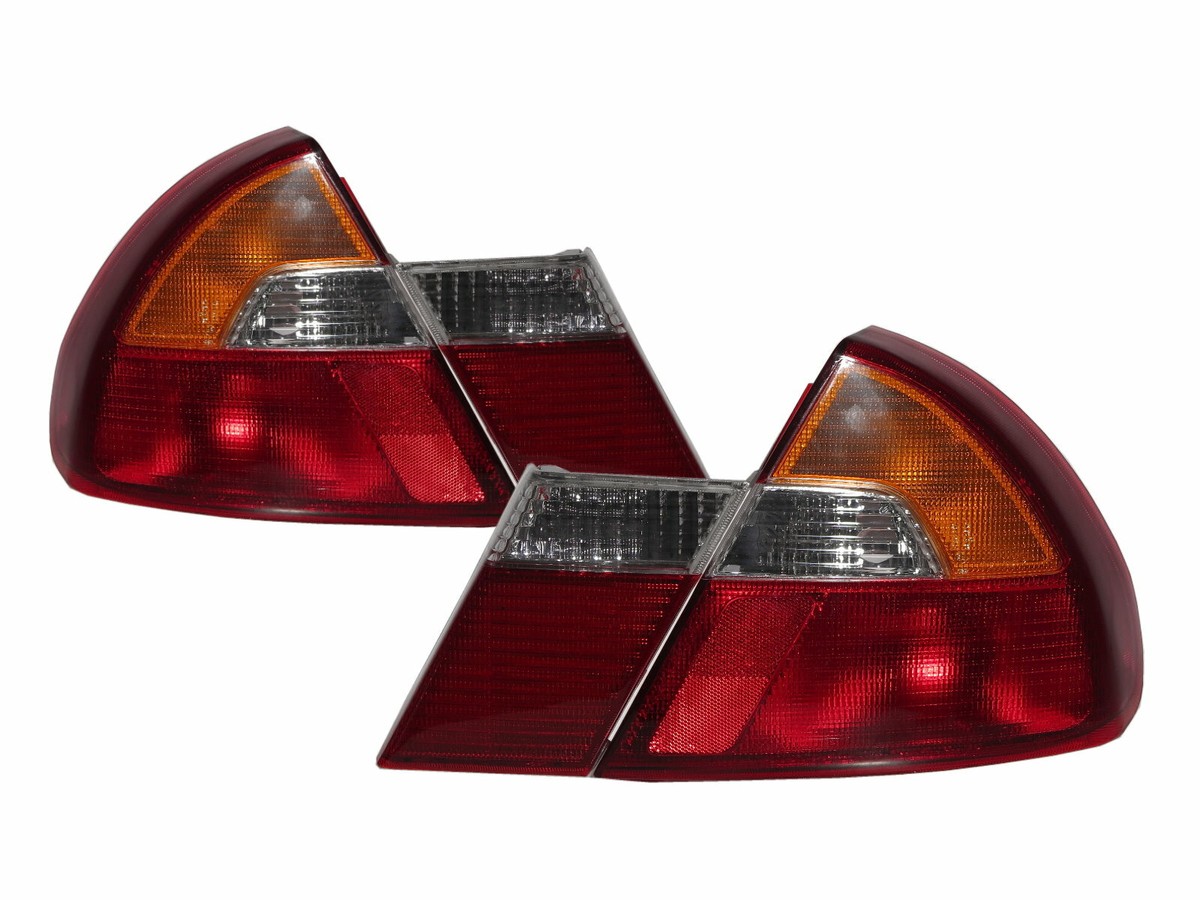 LANCER EVOLUTION EVO 5 1998-2001 4D Clear Tail Rear Light Red for
