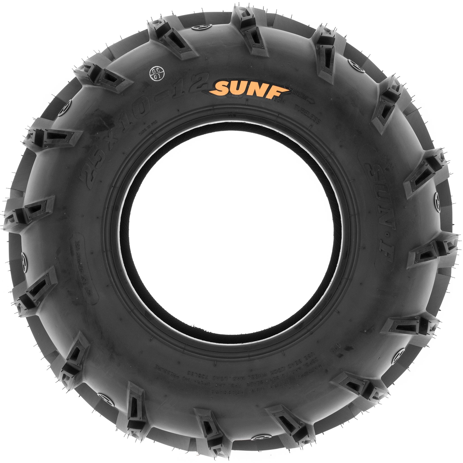 SunF 28x1012 ATV UTV Mud & Trail Tire 28x10x12 All Terrain Off Road 6