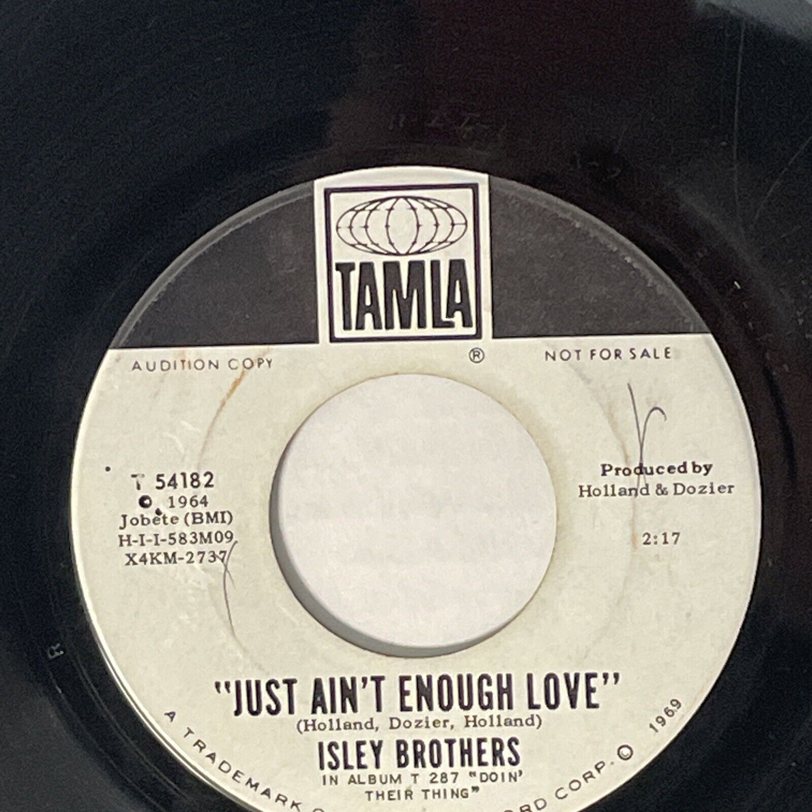 Isley Brothers Promo 45 Take Some Time Out For Love / Just Ain't Enough Love