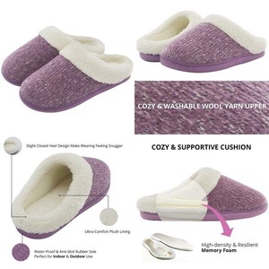 ultraideas women's cozy memory foam slippers