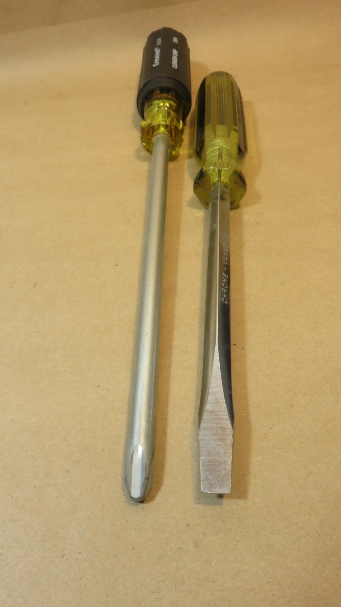 Crescent 2502 4-Inch Phillips Screwdriver – Cushion Grip, Made In USA (New Old Stock)