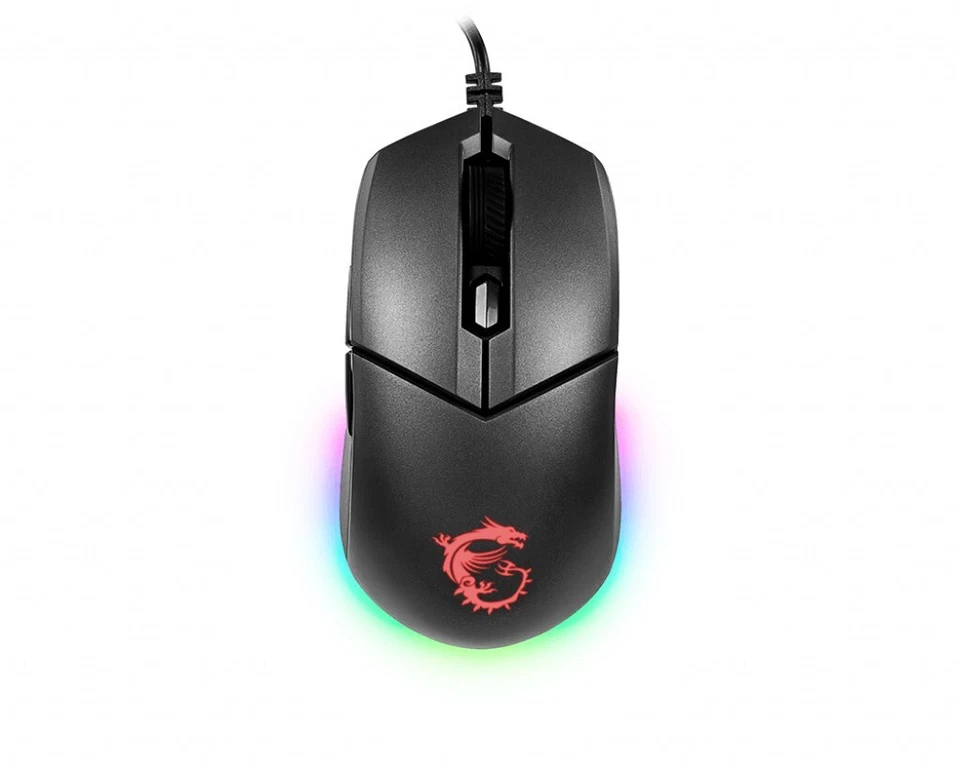 4719072646912 MSI Clutch GM11 Gaming Mouse, Wired, Black MSI | Clutch GM11 | Opt - Image 2 of 4
