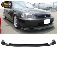 Fits 99-00 Honda Civic EK Front Bumper Lip Spoiler Splitter PU
