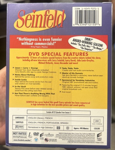 Seinfeld: Season 5 (DVD) - 第 2/6 張圖片