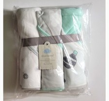 Baby 3pk Hooded Towel Set Cloud Island Pink/White, New with Tags,