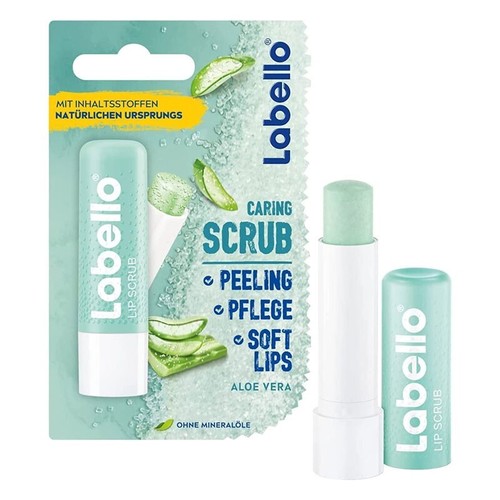 Labello Scrub labbra con Aloe vera peeling naturale esfoliante primer 5,5ml - Foto 3 di 7