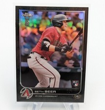Seth Beer 2022 Topps Chrome Ben Baller Baseball Rookie Card RC #186 Diamondbacks