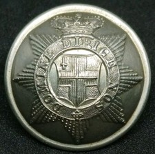 Victorian Royal London Militia 25mm Button By Firmin
