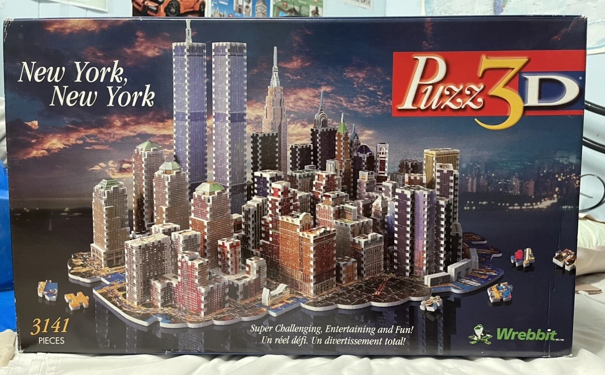 Puzz 3D New York New York 3141 Pieces - Sealed & New (Rare / Discontinued)