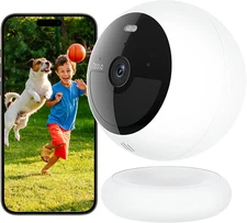 Security Cameras Wireless Outdoor/Indoor Magnetic, Cameras for Home Security Bat