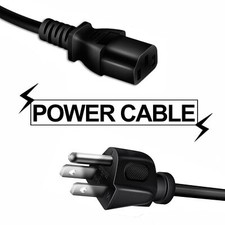UL 6ft 3 Prong AC Power Cord Cable Lead For Roland KC-80 Keyboard Amplifier Plug