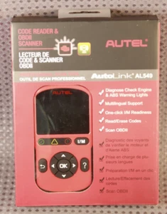 Autel OBD2 Scanner AutoLink AL549: 2025 Vérifiez le lecteur de code du moteur ABS Diagnostic