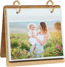60 Pockets of 4X6 Photo Frame Flip Photo Album on Stand 4X6 Picture Frames Colle