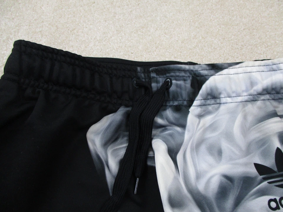 Adidas Shorts Womens Small Black Gray Rita Ora Smoke Originals Ladies UK 10 - Image 3 of 4