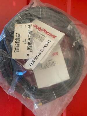 2x 103-1125T-A POLYPHASER IN-LINE EMP SURGE FILTER KIT INCLUDES CABLES