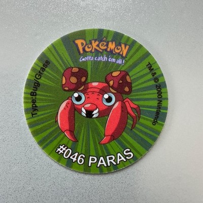 #46 Paras Pokemon Taz Tazo Chip Pog Nintendo Cheetos Lays Pokémon