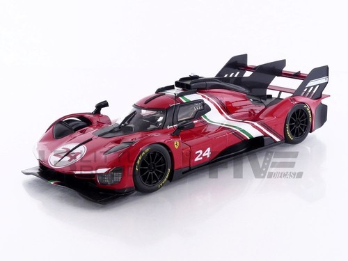 BBURAGO 1/18 - FERRARI 499P 3.0L TURBO V6 MODIFICATA - 2024 16302R - Foto 2 di 13