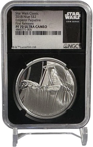 2018 Star Wars Emperor Palpatine Niue S$2 NGC PF70 Ultra Cameo - No Reserve!