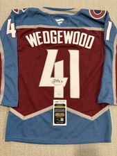JSA COA SCOTT WEDGEWOOD Signed Autographed Colorado Avalanche Hockey Jersey 
