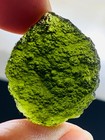 51Ct Moldavite Genuine Raw Moldavite Crystal from Czech Republic PIC certificate — photo 2