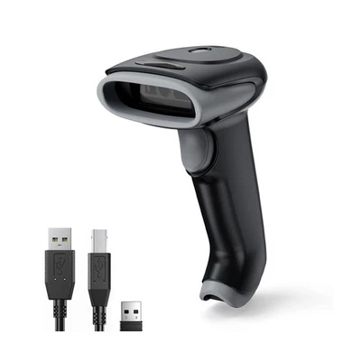 EYOYO 1D/2D Bluetooth Barcode Scanner Handheld Smart Cordless USB QR Reader 2Moulds